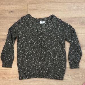 Women's oversized tunic length Gray Sweater